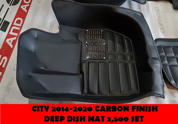 CARBON FINISH DEEP DISH MAT CITY 2014-2020